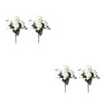 thumbnail image 4 of Youkk 2pcs Easy To Clean – Realistic Appearance – Artificial Flowers For Wedding white 2Set, 4 of 6