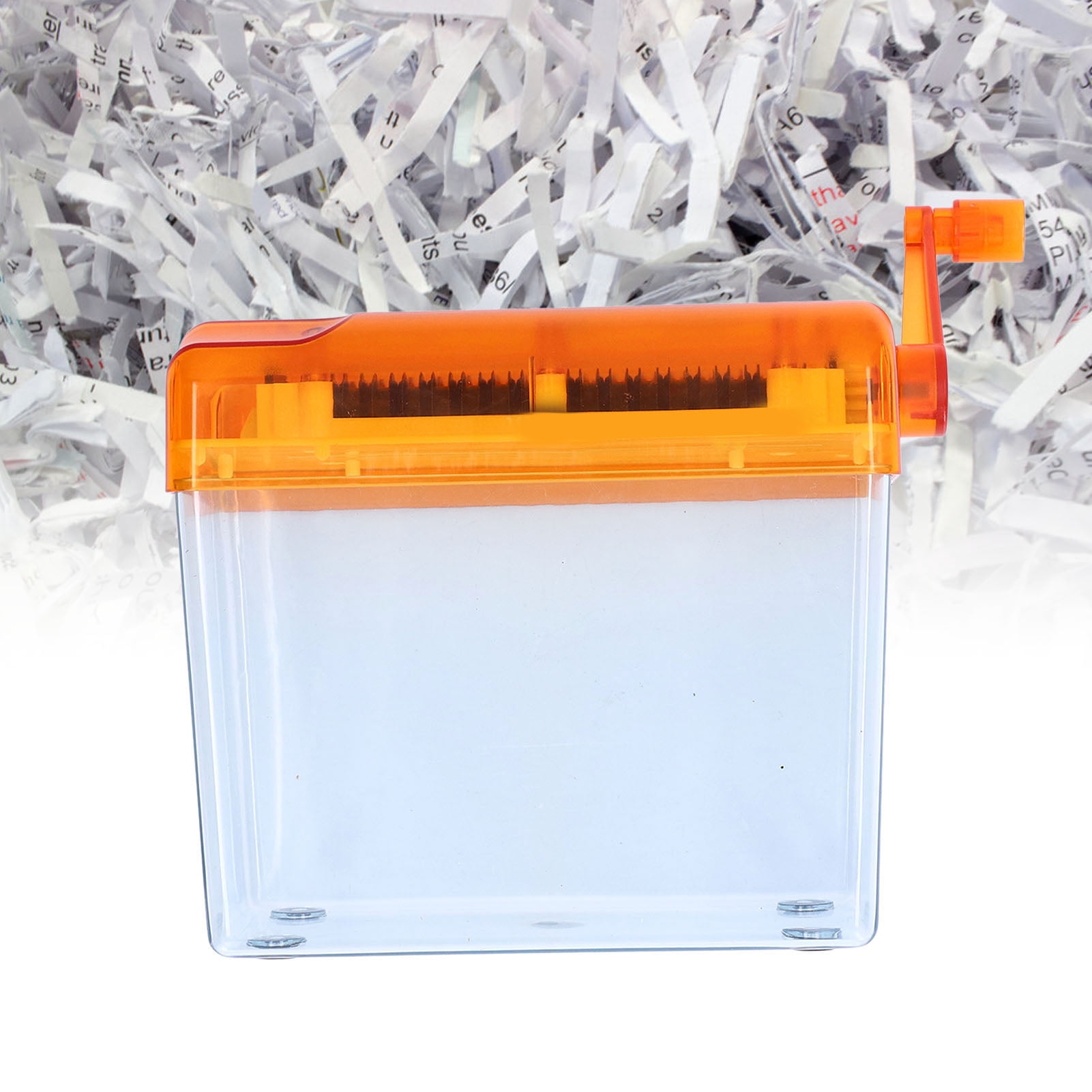Mini Hand Shredder, Portable Manual Shredder, EasyOperate Documents Paper Cutting Tool for Office, Home, One Piece of Letter Size A6, A4 Folded ,Capacity of 1L