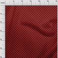 thumbnail image 3 of oneOone Cotton Flex Red Fabric Check Craft Projects Decor Fabric Printed By The Yard 40 Inch Wide, 3 of 4