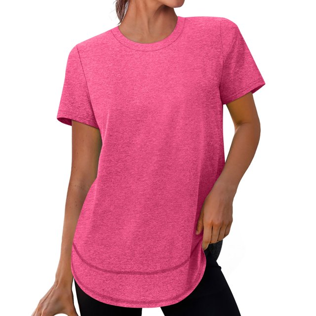 Soki Short Sleeve Shirts for Women Athletic Tops UPF 50+ Sun Protection Quick Dry Running T-Shirts