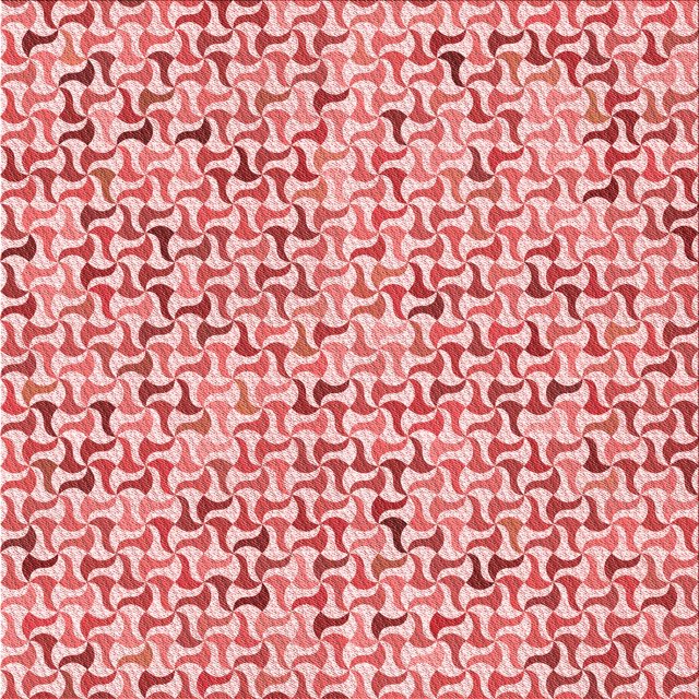 Ahgly Tapis d'Intérieur Lavable en Machine Carré Transitionnel Rose Profond, 8 Pieds Carré