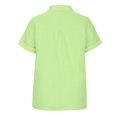 thumbnail image 5 of XMMSWDLA Chemise pour Femmes, T-Shirt Décontracté à Manches Courtes Imprimé à Col Rond Ample pour Femmes Hauts Vert Menthe Hauts d'Entraînement Gym pour Femmes, 5 of 5