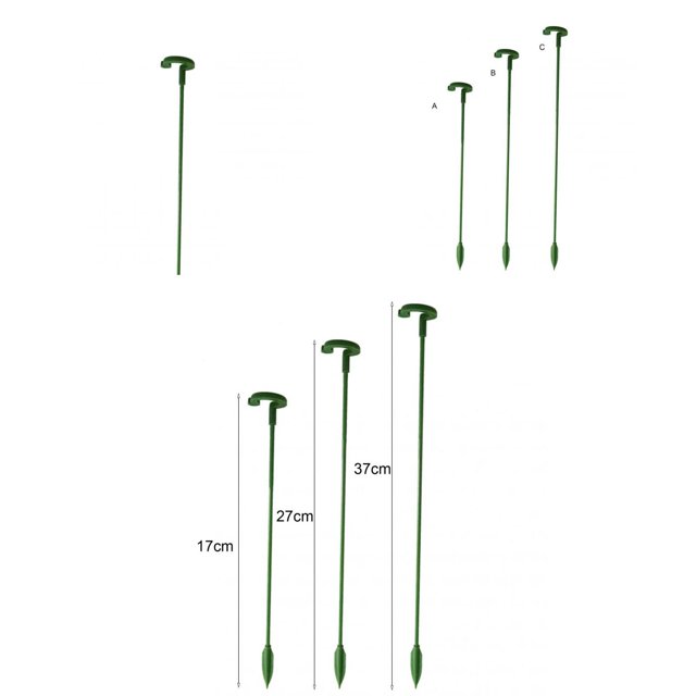 10Pcs Potted Plant Support Stick Universal Good Support Lightweight Sunflower Vegetables Stem Glass Fiber Support Stick for Garden