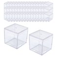 thumbnail image 4 of Esquirla 50 Pieces Acrylic Display Case 3.3x3.3x3.3cm Mini Candy Box for Collectibles, 4 of 8