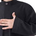 thumbnail image 4 of Kcodviy Thobe Arabe Thobe Musulman Haut pour Enfants Garçons Kaftan à Manches Longues Col Ras du Cou Haut pour Tout-Petits Garçons Robe Nationale Garçons Adolescents à Manches Longues Ensemble de Robe Brodée à Manches Longues pour Garçons Vêtements pour Enfants Arabes Robe, 4 of 9