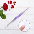 thumbnail image 2 of Dual Ended Glass Cuticle Pusher Reusable Precision Filing Etched Surface Washable Cuticle Trimmer Nail File for Nail Salons Home Women, 2 of 6