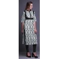 thumbnail image 3 of Bimba Kurta Imprimée Tunique Droite Hauts Femmes Tenue d'Été Kurti pour Dames, 3 of 5
