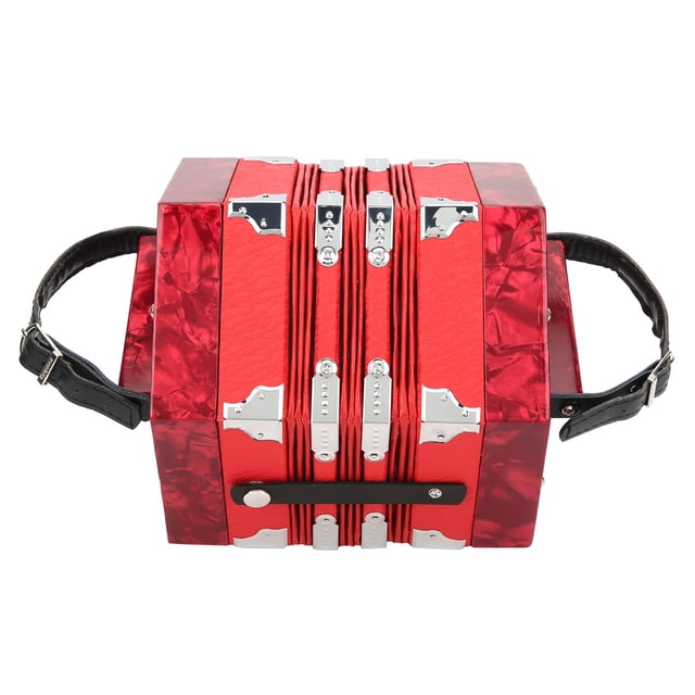 Fyydes Concertina Instrument, Concertina Accordion, Anglo-Style For Children Toddlers Adults Beginner
