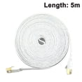 thumbnail image 1 of Cat 7 Ethernet Cable, Shielded Ethernet Cable Flat RJ45 Network LAN Cord Support 10Gbps 600Mhz - Compatible with Cat5/Cat6 Network, 1 of 9