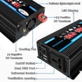 thumbnail image 4 of Onduleur Onduleur Sinusoïdal Pur 4000W Onduleur 12V 230 Modifié Régulateur de Tension 220/110 Module de Boost pour Banque d'Alimentation Puissante, 4 of 7