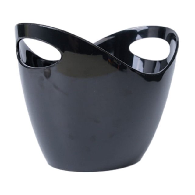 XZNGL Plastic 4 Liter Champagne Bucket Oval Single Wine Beer Ice Bucket Ice Pellet Bucket