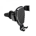 Gravity Car Phone Holder In Car Air Vent Mount Stand No Magnetic Mobile Phone Bracket Smartphone Accessories Silver