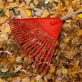 thumbnail image 5 of Aodebiao Râteau de Jardin, Râteau pour Pelouse, Râteaux pour Jardinage, Râteau à Feuilles Robuste Antidérapant avec Poignée à 21 Dents en Plastique, Râteau Compact pour Jardin, Cour, Collecte de Feuilles, 5 of 5