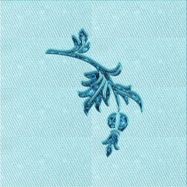 Ahgly Company Machine Washable Indoor Square Transitional Blue Diamond Blue Area Rugs, 8' Square