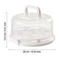 thumbnail image 2 of Bakeware Cake Container with Cover Lid and Portable Round Two-Sided Base for Cookies Fruit and Cupcakes, 2 of 4