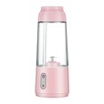 thumbnail image 4 of Danhjin Juicer Small Juicer Small Juicing Cup Home Mini Cup Portable Juicer Portable USB Charging Suitable For Kitchen Gym Travel Office 4-blade Blade Cuts, 4 of 9
