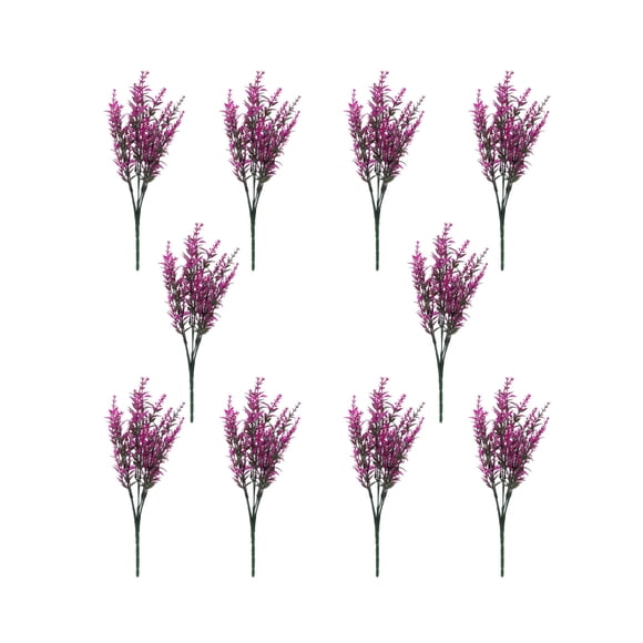 Plantes Suspendues Artificielles Extérieur et Intérieur 10 Pcs Verdure en Plastique pour Jardins Vérandas Terrasses Fermes Mariages Déco