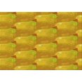thumbnail image 1 of Ahgly Company Machine Washable Indoor Rectangle Transitional Deep Yellow Area Rugs, 2' x 5', 1 of 7