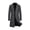 Deep Gray, variant on Bellella Men's Overcoat Single Breasted Pea Coats Long Sleeve Trench Coat Casual Notch Lapel Outwear Men Black L