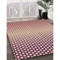 thumbnail image 3 of Ahgly Company Tapis d'Intérieur Ronds Transitionnels Lavables à la Machine, Rouge Rose, 8 Pieds Rond, 3 of 7