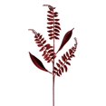 thumbnail image 1 of Vickerman QG192265 33 in. Burgundy Fern Leaf Spray - 6 per Bag, 1 of 2