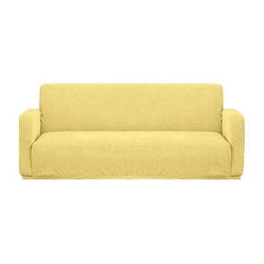 Housse de Canapé Unie Toutes Saisons, Tricotée, Élastique, Enveloppante, Housse de Canapé, Coussin de Canapé, Fauteuil Berçant, Housse de Canapé en Velours