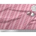 thumbnail image 2 of Soimoi Rayon Fabric Leaves & Swirl Block Decor Fabric Printed Yard 42 Inch Wide, 2 of 2