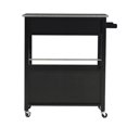 thumbnail image 2 of Alders Black Kitchen Cart, 2 of 9