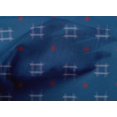 thumbnail image 4 of oneOone Cotton Poplin Fabric Check Kasuri Decor Fabric Printed BTY 56 Inch Wide, 4 of 4