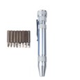 thumbnail image 3 of Silver 8-In-1 Multifunctional Screwdriver Aluminum Alloy Pen Style For Glasses Phones Watches Laptops Electronics Jewelry Repair Tool With 8 Bits And Magnetic Tip In Silver, 3 of 3
