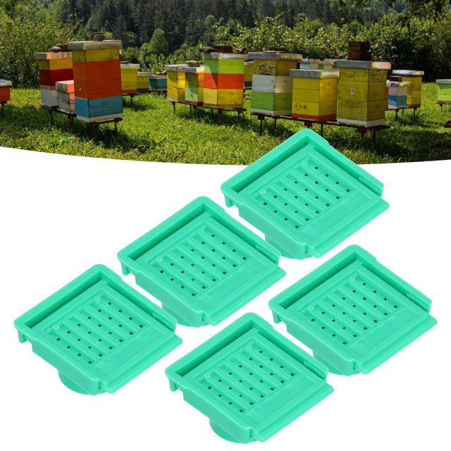 Beehive Entrance Gate, Non- Bee Door Escape-Proof For Industry Green