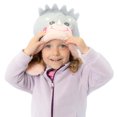 thumbnail image 4 of FlapJackKids - Chapeau Sherpa Réversible Dino Rose m 2-4a, 4 of 5