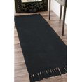 thumbnail image 1 of Seavish Black 2'W x 6'L Kitchen Runner Rug, Machine Washable, Cotton Hand Woven Reversible Farmhouse Low-Pile Entryway Rug for Laundry Room Bedroom Bathroom Foyer Living Room, 1 of 7