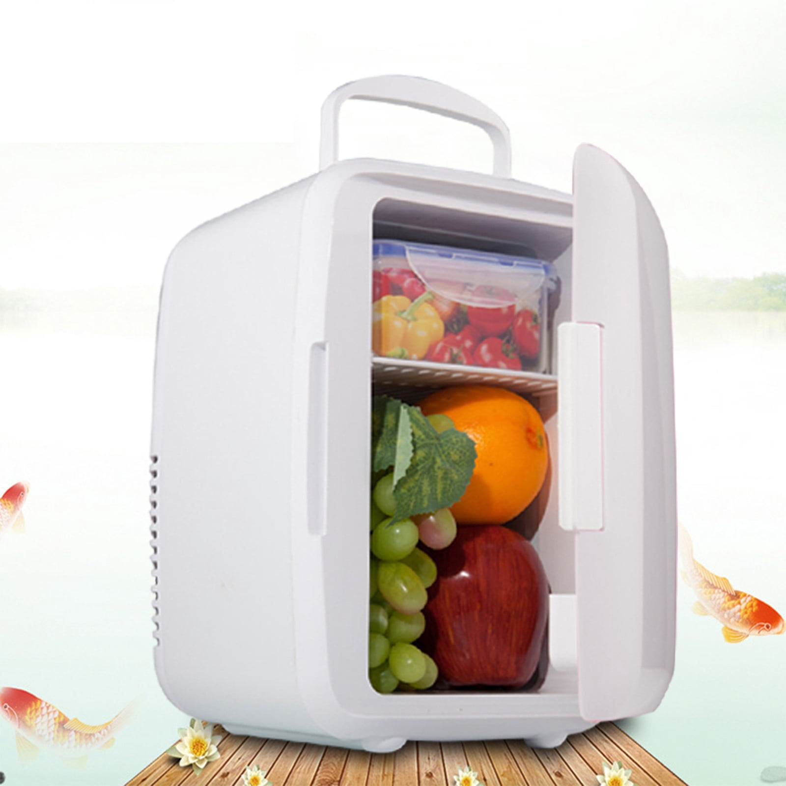 Ganfancp Car 4L Refrigerator Refrigerator Cooler Box Car Refrigerator Car Portable Car Small Refrigerator Sales Today Clearance