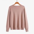 thumbnail image 4 of Cameland Cardigan Veste Chandail Uni à Col Rond pour Femmes Chandail à Col Rond, 4 of 7