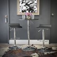 thumbnail image 2 of Bronte Living Leatherette Bar Stool 360 Swivel High Backrest Adjustable Height Base with Hard Floor Protection Plastic - Series Miranda - Set of 2, 2 of 7