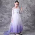 thumbnail image 1 of HAWEE Elsa Robe de Princesse Reine des Neiges Cosplay Flocon de Neige Costume Robes pour Filles Manches Longues Robe de Princesse à Paillettes pour Fête, 1 of 6