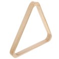 thumbnail image 3 of KAKOWELY billiards ball rack Wooden Billiard Ball Rack Vintage Wood Billiard 9-Ball Triangle Rack Ball Rack Table Pool Ball Racks Light Yellow13.03"X11.65"X1.18", 3 of 5
