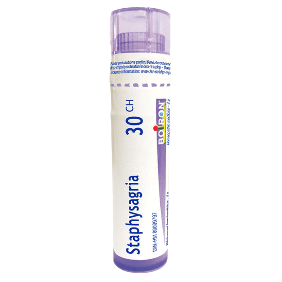 Boiron Staphysagria 30CH – 4g (Env. 80 Granules) – Médicament Homéopathique pour un Soulagement Ciblé