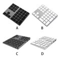 thumbnail image 2 of Transemion Numeric Keyboard Handheld Aluminum Small Receiver Pocket Keypad Computer Black trade edition, 2 of 6