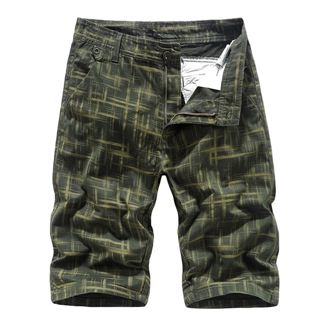 LSLJS Men's Plus Size Cargo Shorts Multi-Pockets Relaxed Summer Beach Shorts Pants, Gym Shorts Gifts for Men