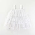 thumbnail image 3 of Liyamei Robe Sans Manches pour Filles Tout-Petits Fête de Vacances Robe en Maille à Étages Robes de Princesse Fête de Danse, 2-3 Ans, 3 of 3