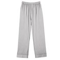 thumbnail image 3 of Timdgard Womens Pajamas Outfits Striped Lapel Button down Shirts Pants Lounge Sets Fall Loose Sleepwear, 3 of 4