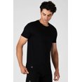 thumbnail image 3 of OTECKA T-Shirt à Col Rond en Coton Supima pour Homme Coupe Ajustée avec Évacuation de l'Humidité -3 Paquets, 3 of 5