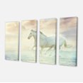 thumbnail image 2 of Fantasy White Horse - Animal Canvas Art Print, 2 of 3