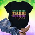 thumbnail image 5 of TIMIFIS T-Shirts à Manches Courtes pour Femmes, Carnavals Tendance, T-Shirt à Imprimé Graphique, Décontracté, Col Rond, Hauts d'Été, Vêtements, 5 of 5
