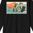 thumbnail image 2 of Dr. Pepper An Old Co-Ed Custom Men's Black Long Sleeve Tee-Small, 2 of 4