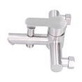 thumbnail image 3 of Shower Tap,G1/2 Stainless Steel Brushed Bathtub Faucet Mixer Tap Unrivaled Performance, 3 of 14