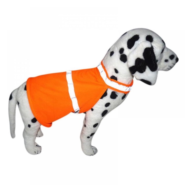 Dog Reflective Vest Adjustable Dog High Visibility Fluorescent Pet Vest Lightweight Life Jacket Dog Clothes Reflective Vest for Medium Dogs