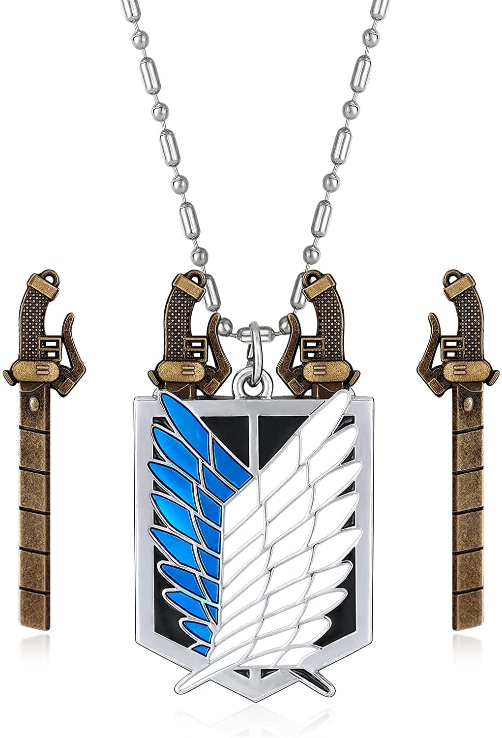 Attack On Titan Necklace For Men Mens Boy Boys Women girls Aot